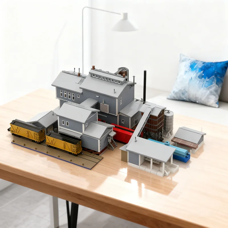 

Набор из 16846 деталей MOC: Модульная модель бумажной фабрики для строительства городского пейзажа, креативный подарок, коллекционный декор, премиум-класс для детей