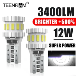 12W T10 W5W Small Lamps 3400LM Super Bright Clearance Lamps 6000K 360 Degree Lighting 12V Canbus No Error Car Accessories