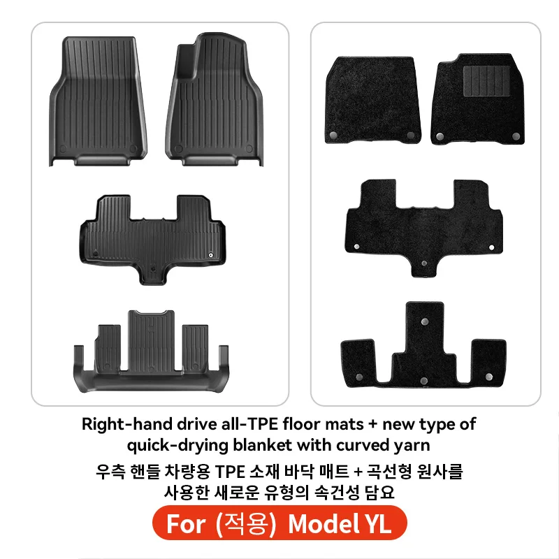 RHD Floor mat 8PCS