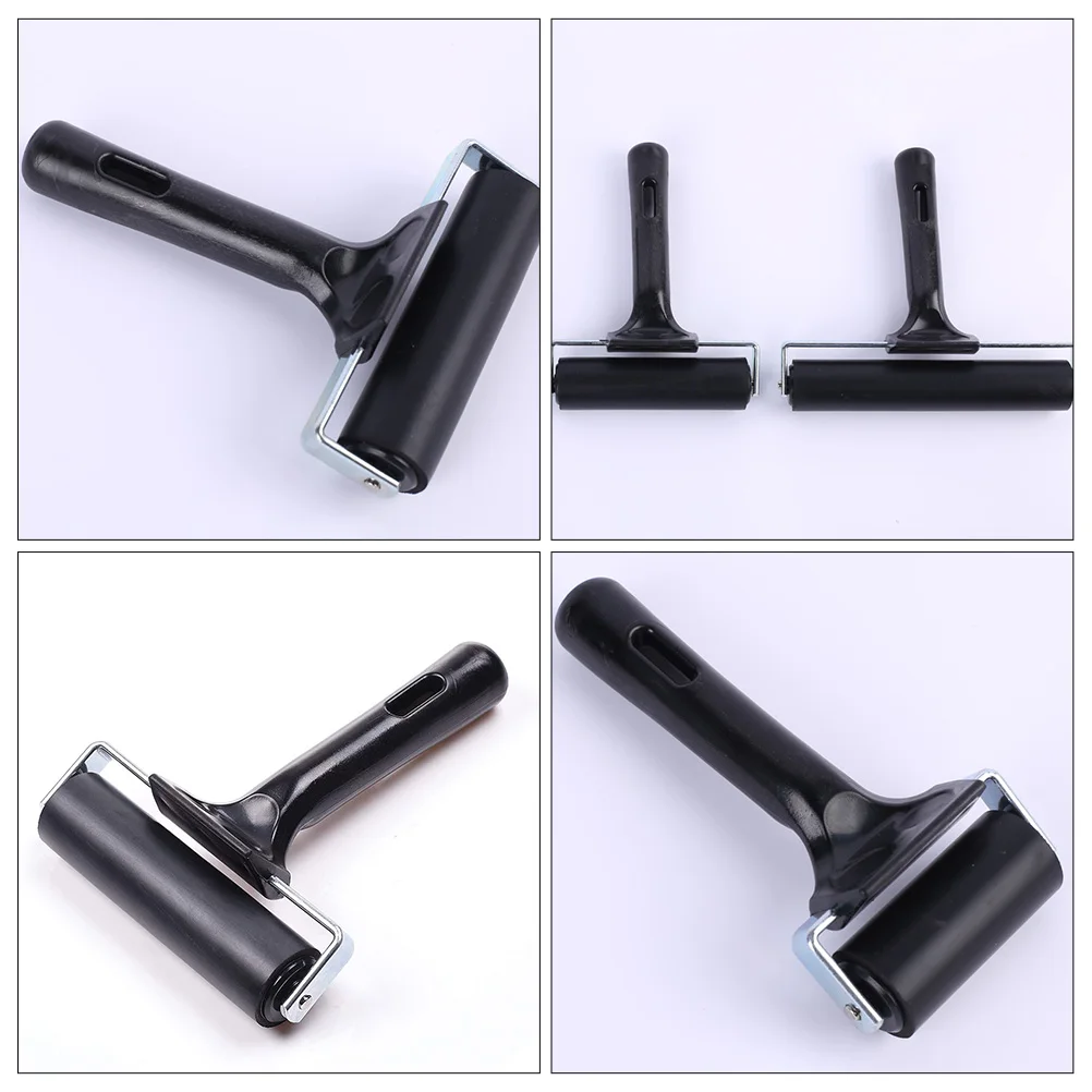 

3pcs Portable Compact Craft Roller Manual Rubber Roller For Printmaking Wear-Resistant Durable Household Kids Accessories