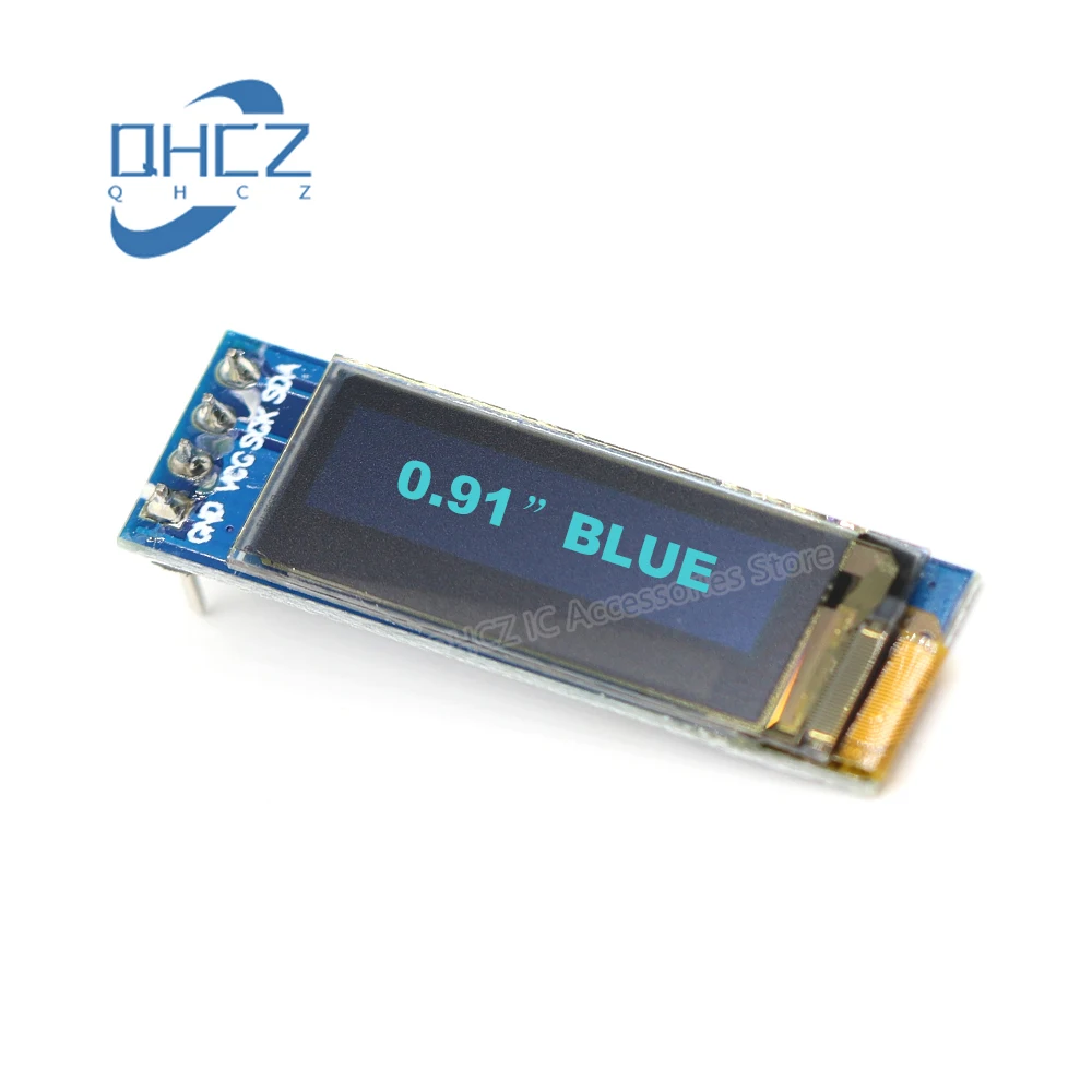 0.91 inch OLED Module White/Blue OLED 128X32 OLED LCD LED Display Module 0.91