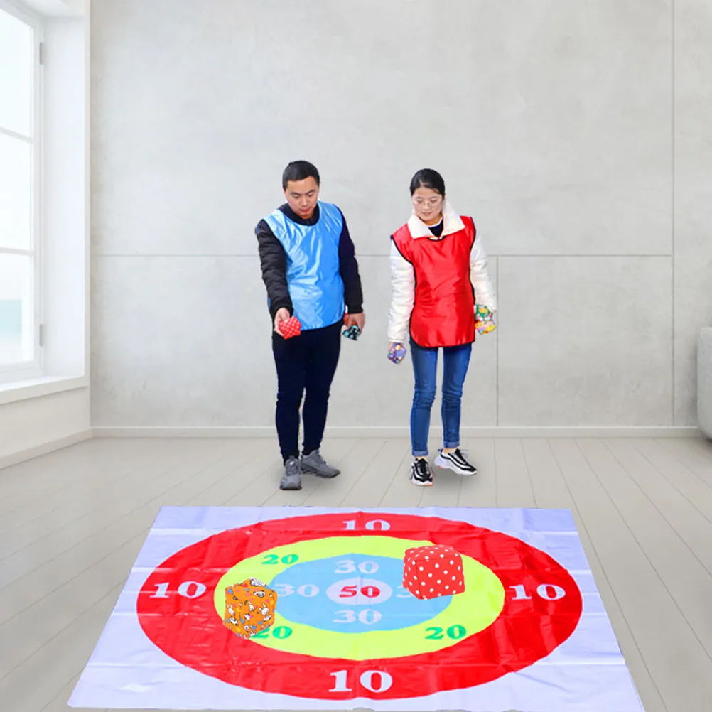 

Throwing The Game Target Disk Toss Garden Toy Portable Printing Cloth Outdoor Toys Child