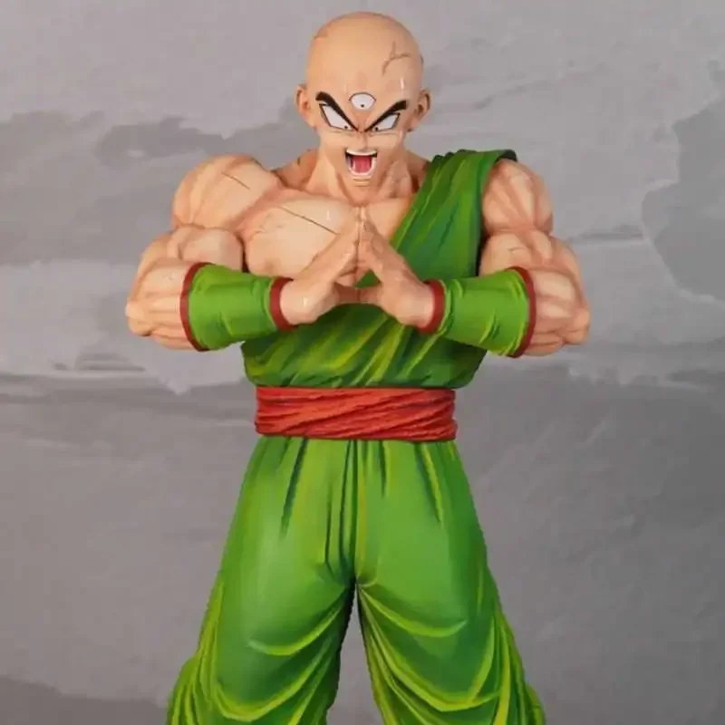 In-stock 32cm Dragon Ball Anime Figure Tien Shinhan Figures Fight Pvc Statue Collectible Model Gk Figure Ornament Gift Toy