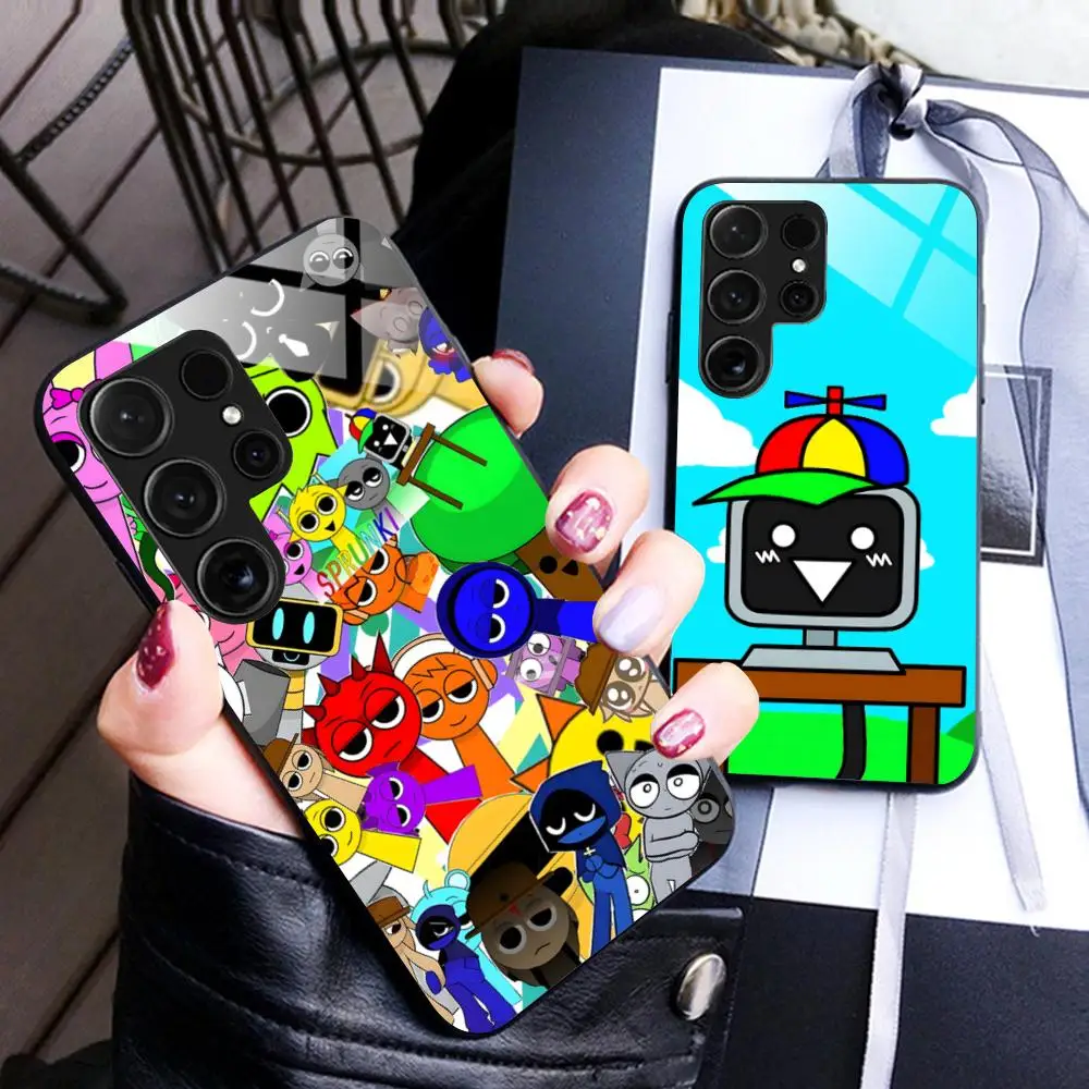 

Sprunki Music Phone Case for Samsung Galaxy S26 S25 S24 S23 S22 S21 S20 Note20 Plus FE Ultra Glass Protective Cover