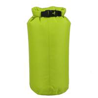 Compression Dry Sack 15L Waterproof Bag for Boat Canoe Kayak Rafting Green Reinforced Stitching High Performance Fabric