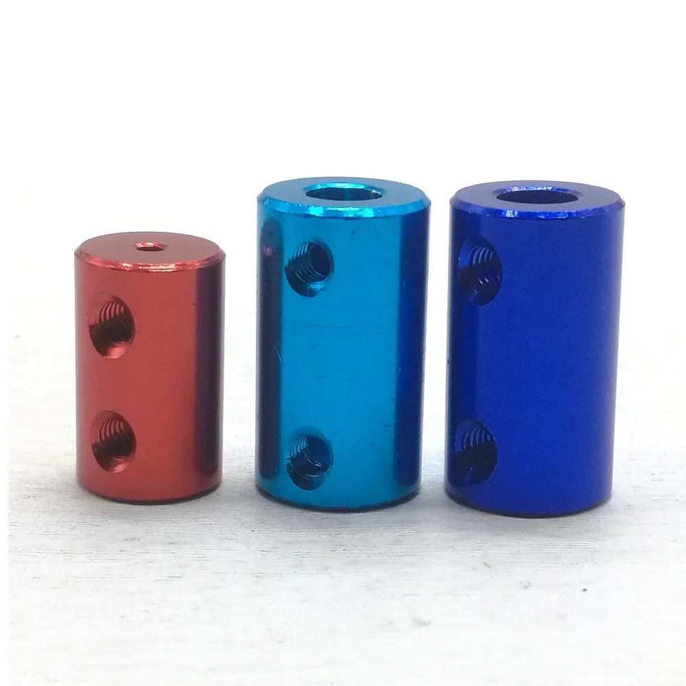 1pc Aluminum Coupling Bore 2mm 3mm 4mm 5mm 6mm 8mm 10mm 3d Printers Parts Blue Shaft Coupler Screw For Stepper Motor Accessories