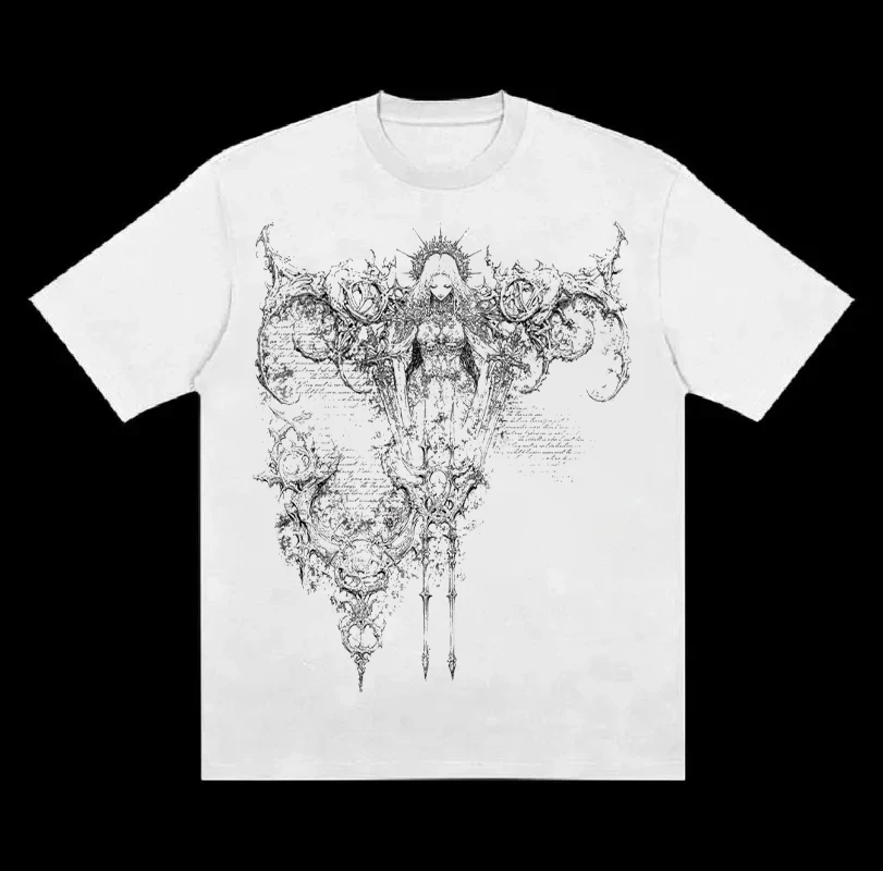 

Harajuku Y2k Crop Top Goth Slim Vintage Graphic Baby Tee emo Cute Punk Hip Hop Women Crop top с коротким рукавом Сексуальная уличная одежда