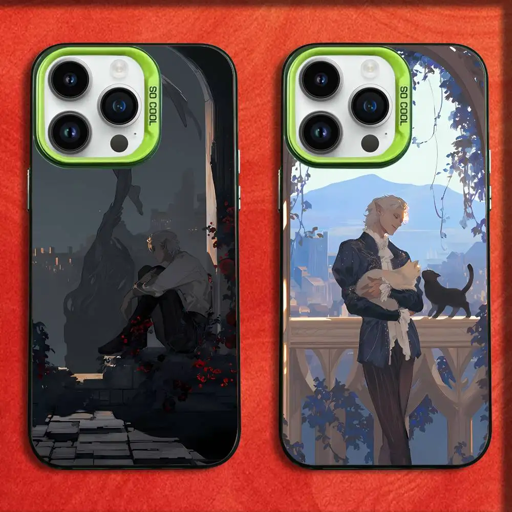 

B-Baldurs A-Astarion Gate 3 Phone Case For iPhone 17,16,15,14,13,12,11,Pro,Max,Plus,E,SE4,Air,Mini Green IMD Box