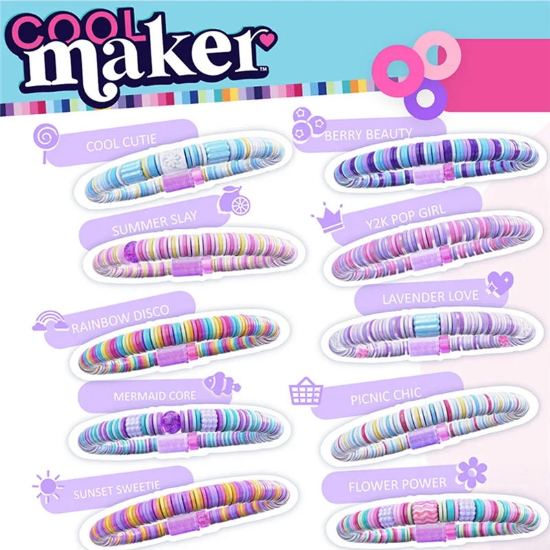 للفتيات للفتيات سوار صنع عدة الصداقة الفنون الحرف سلسلة صانع كيت لهدية عيد ميلاد DIY بها بنفسك #4