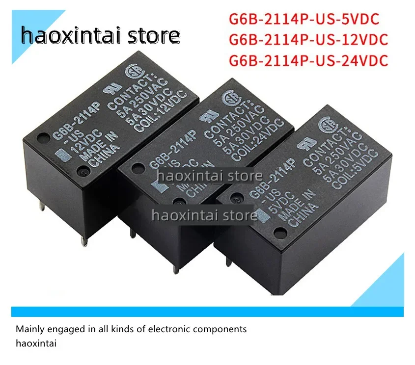 

1шт G6E-134P-US- 5VDC 12VDC 24VDC DC5V DC12V DC24V РЕЛЕ