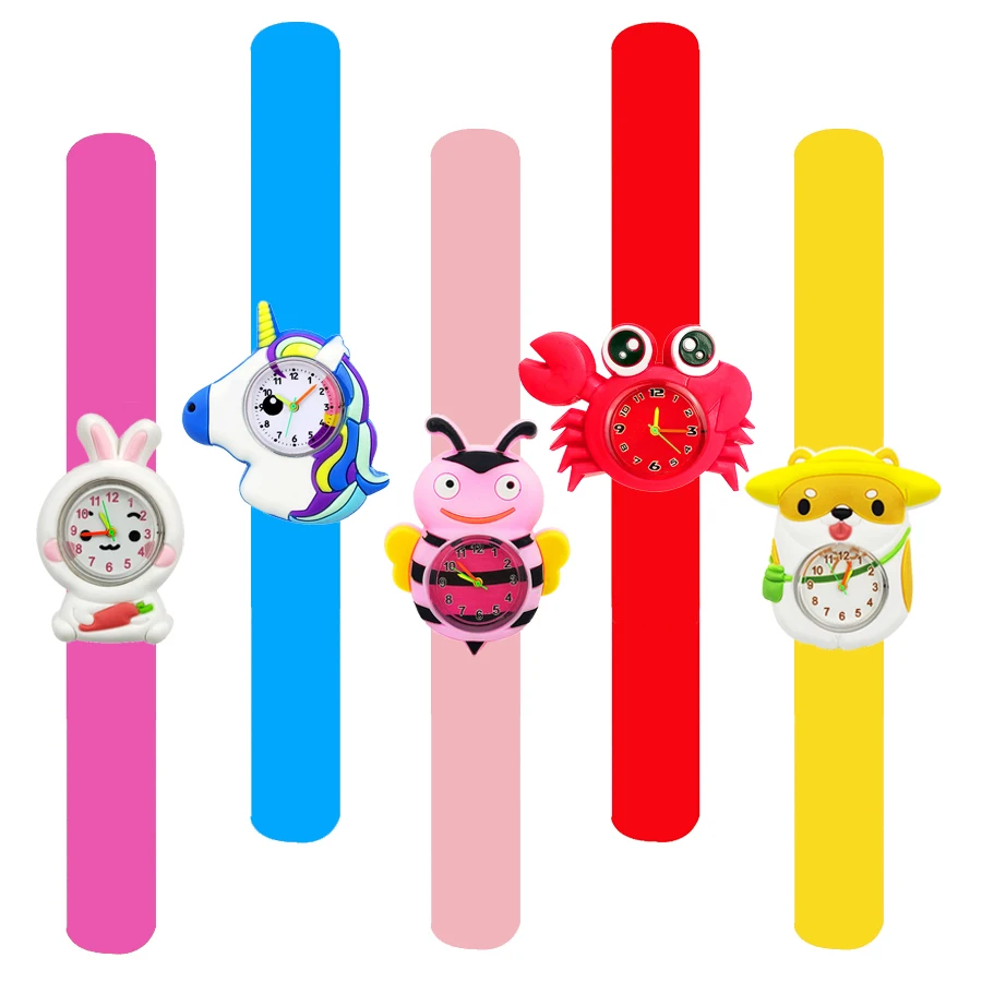 2024 New Fashion Cartoon Shark Boys Watches Kids Bracelet Silicone Strap Children Watch Clock Reloj Girls Digital Wristwatches