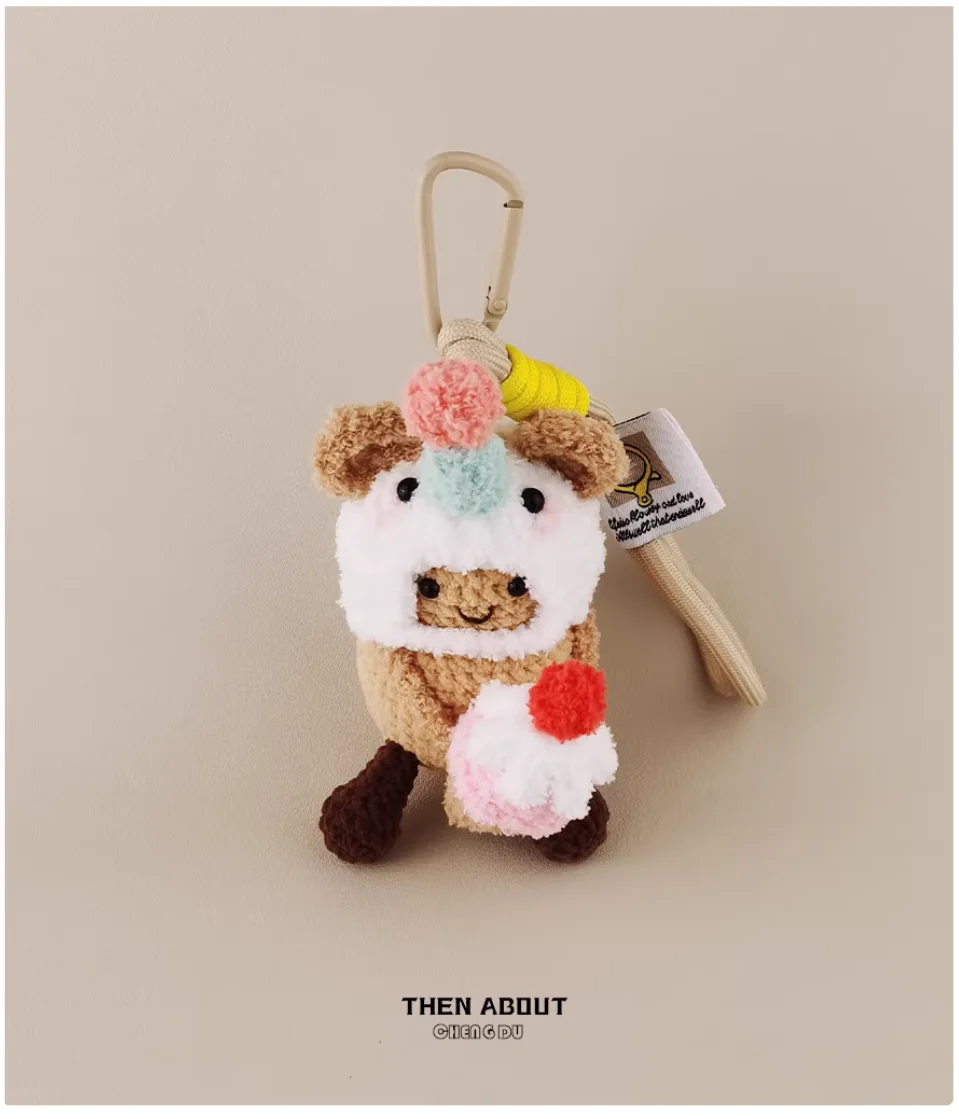 Super nice cute peanut elephant doll bag pendant Keychain luxury gift