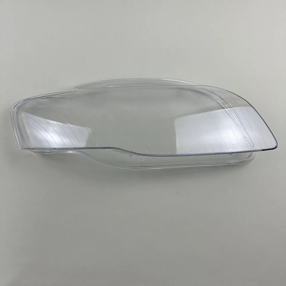 Cubierta de faro delantero de coche, lámpara de cristal, pantalla transparente, carcasa para Audi A4, B7, 2006, 2007, 2008