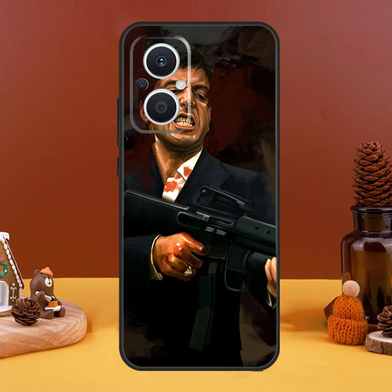 Tony Montana Scarface Al Pacino Case For OPPO Reno 4Z 5Z 8T 10 Pro 11 F 4 6 7 8 5 Lite OPPO Find X6 X5 Pro X2 X3 Lite Cover