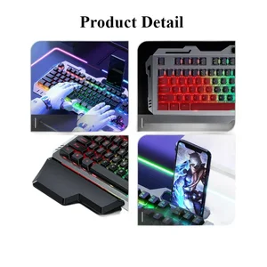 8 Main sales white keyboard RGB - №4