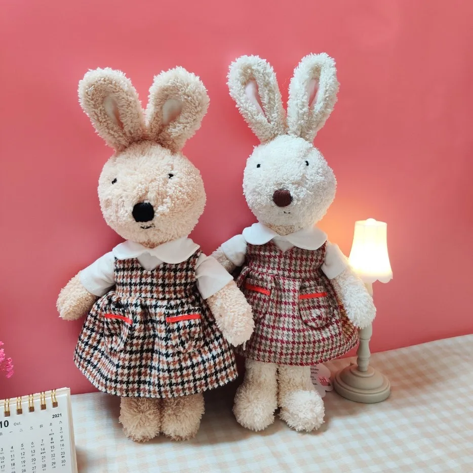 30cm/45cm/60cm Le Sucre Doll Clothes for Rabbit/Cat/Bear Plush Toys Bunny Suit Sweater Accessories for BJD Dolls Kids Gifts