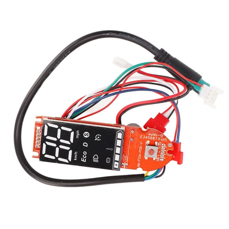 

1 PCS Electric Scooter Dashboard Parts Accessories For LENZOD Metal Scooter Replacement Circuit Board With Clear Data Display