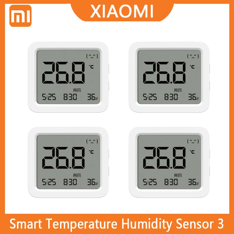 XIAOMI Mijia Smart Temperature Humidity Sensor 3 2 Thermometer Electric Digital Hygrometer Humidity Meter For Mi Home APP