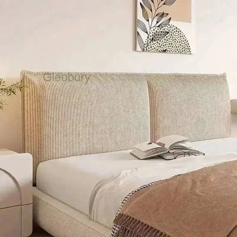 European Headboards Home Soft Bedroom Corduroy Backrest New Bed Stylish Multifunctional Headboards Furniture for Bedroom ZZ