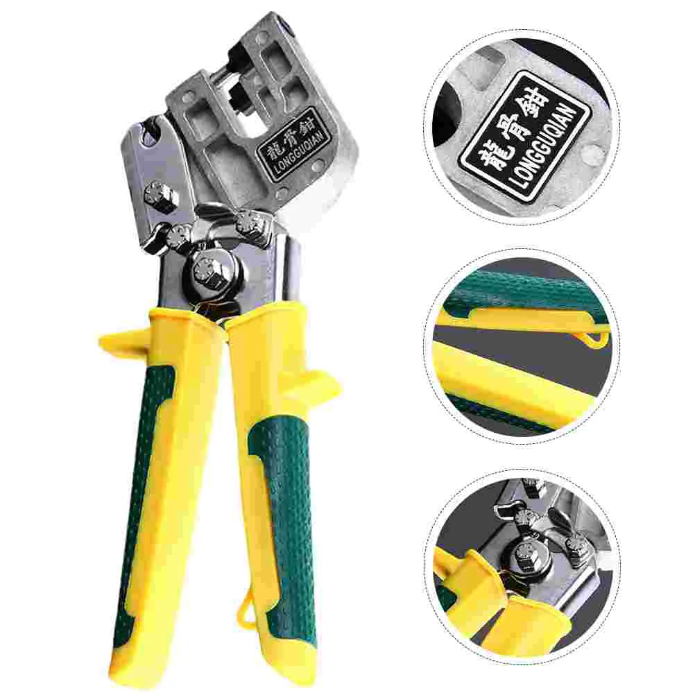 Keel Pliers Tool Ceiling Forceps Clamp Punching Hand Crimper Joist Punch Flat Riveting Drywall Hole Single Crimping Ratchet