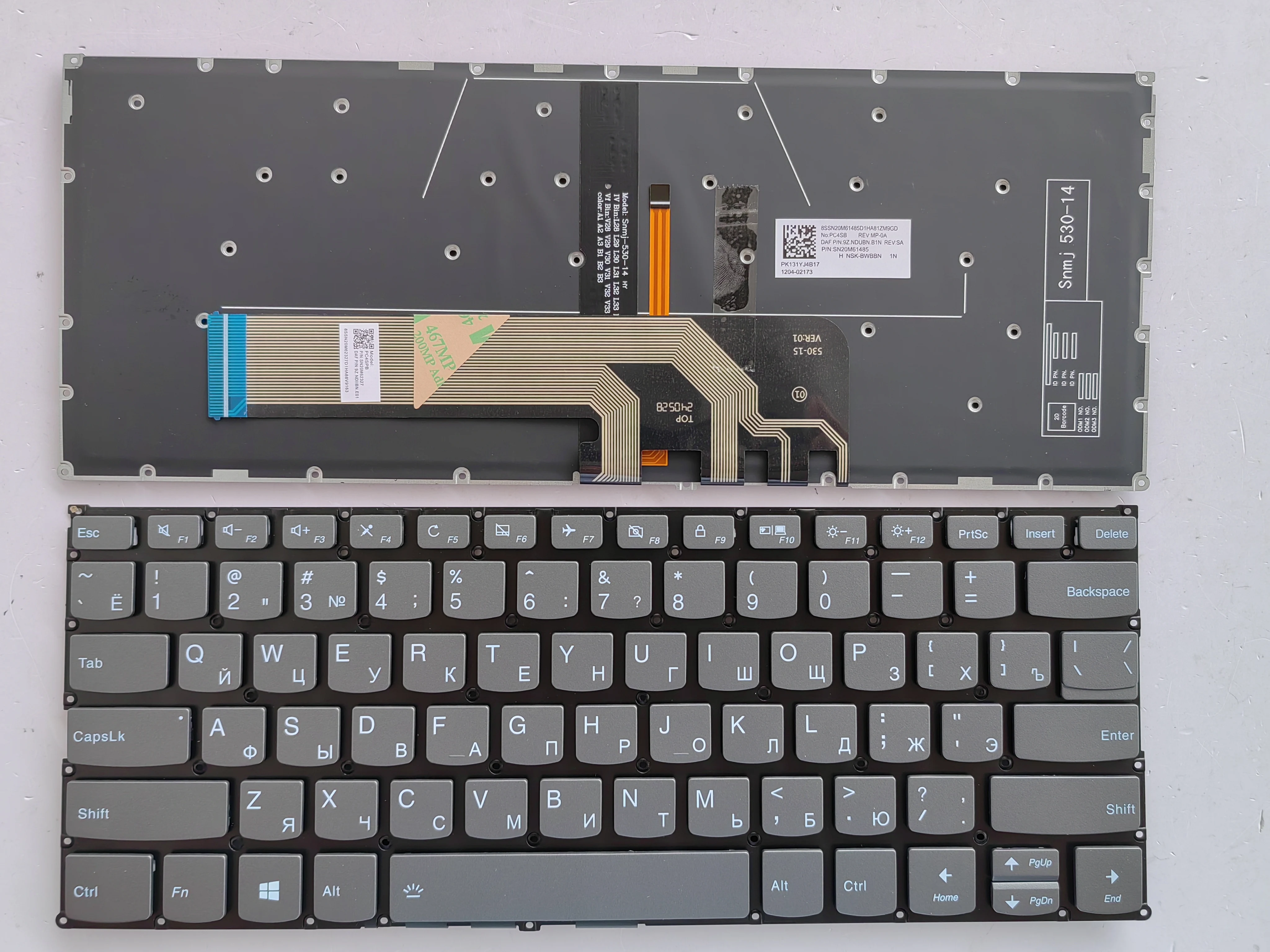 

RU Layout for Lenovo YOGA 530-14IKB 530-14ARR Flex 6-14ARR 14IKB Laptop Keyboard