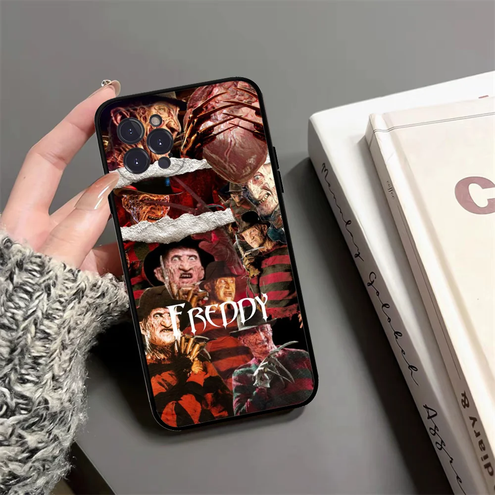 Film K-Kruegers F-Freddys Horror Phone Case Silicone Soft For Iphone 15 14 13 12 11 Pro Mini XS MAX 8 7 6 Plus X XS XR Cover