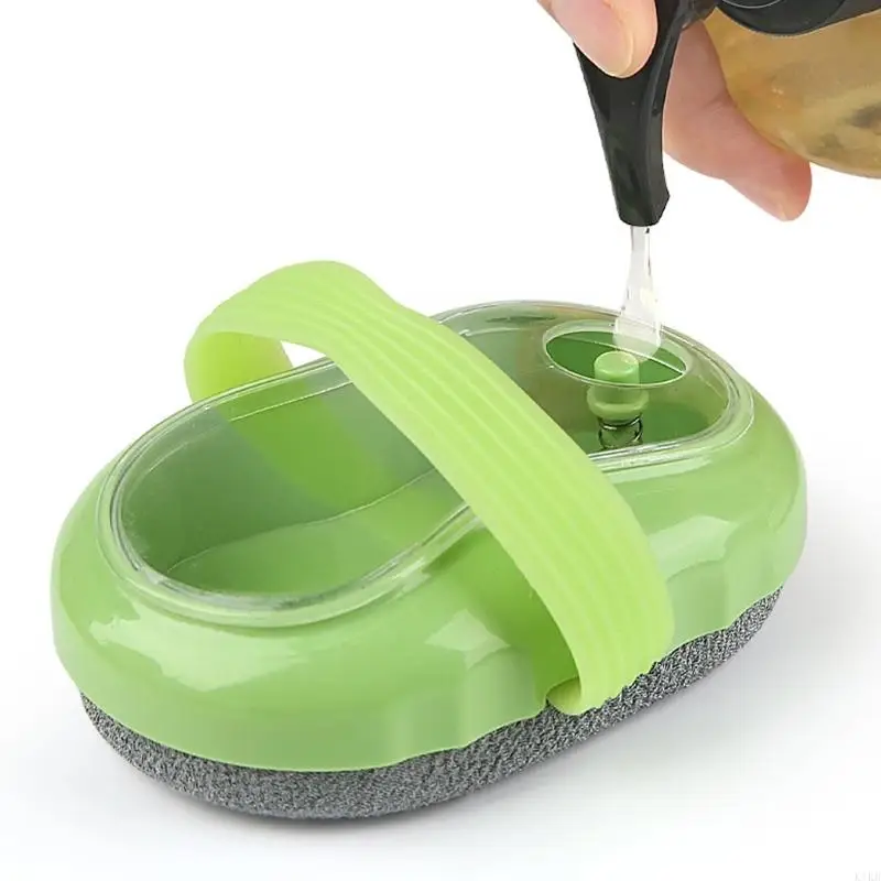 فرشاة تنظيف الجسم للتنظيف العميق والتدليك أداة استحمام مريحة تزيل مقصورات الكيراتين خطة TPE دائمة #5