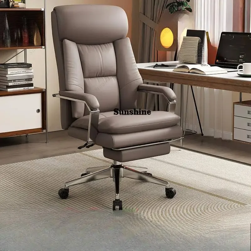 

Nordic Headrest Office Chair Modern Luxury Comfy Design Computer Gaming Chairs Recliner Ergonomic Gaming Stuhl Office FurnitureY