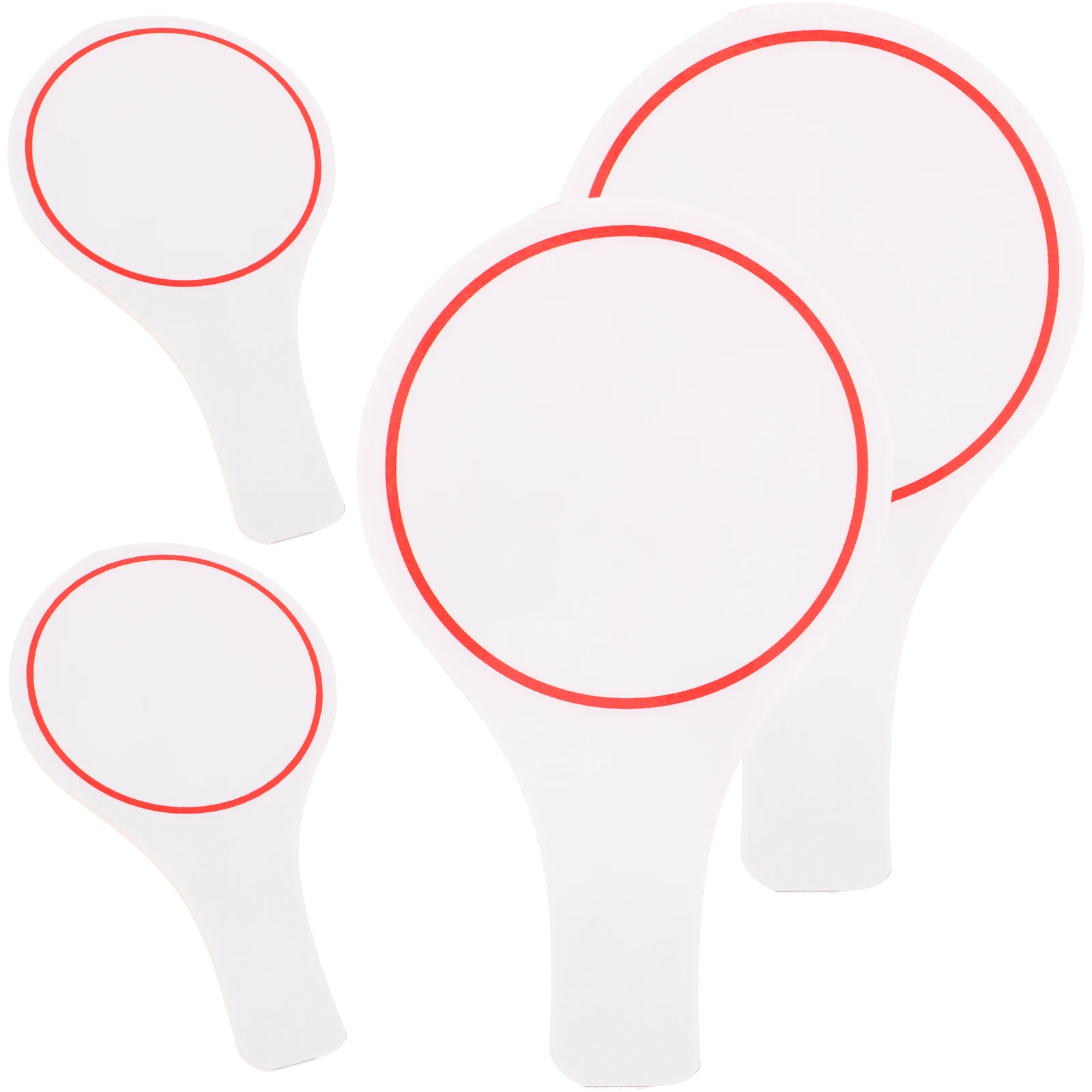 

4pcs Erase Board for Judges Voting Reusable Blank Scoreboard Blank Board Scoreboard For Judges Whiteboard