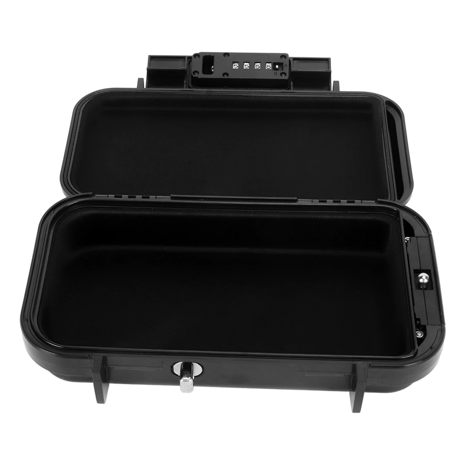 ZK30 Portable Security Case Lock Box Safe Mini Travel Safe 4 Digit Password Combination Lock with Detachable Steel Wire Rope