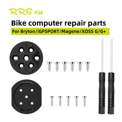 Bicicleta Computer Bracket Mount, Base Fixa, Male Seat Repair Parts para Garmin Bryton, GPS de ciclismo, Peças de reposição