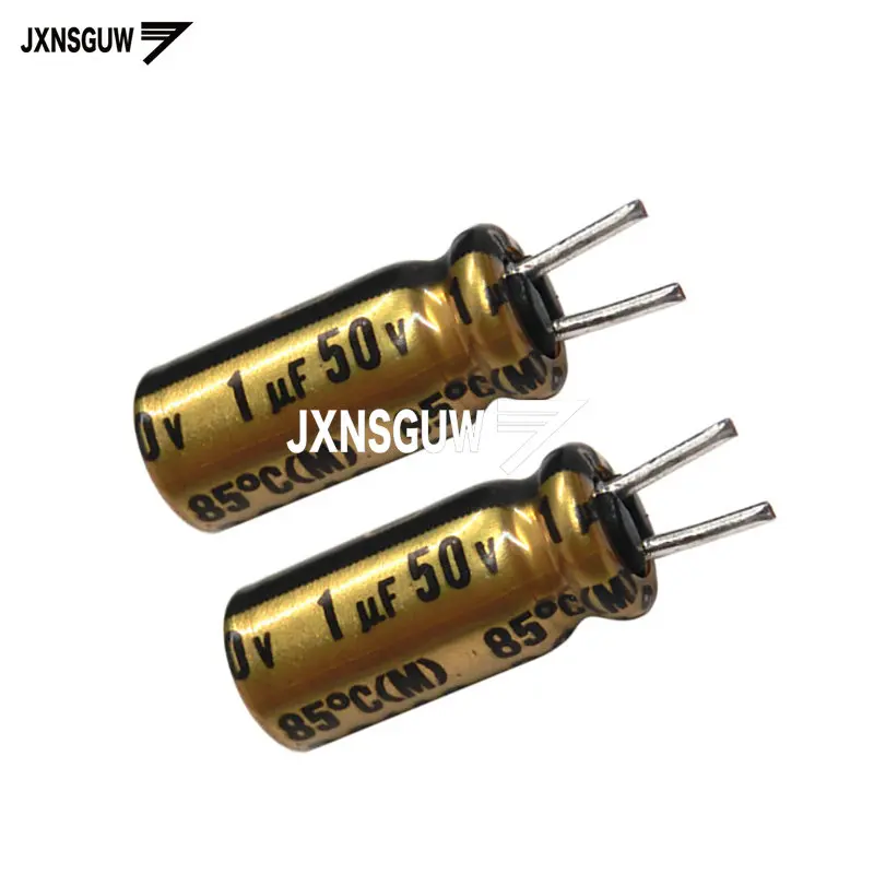 50PCS/lot Original NEW Japan NICHICON FG 50V1UF 5X11MM Electrolytic Capacitor 85c Fine gold 1uF 50V free shipping
