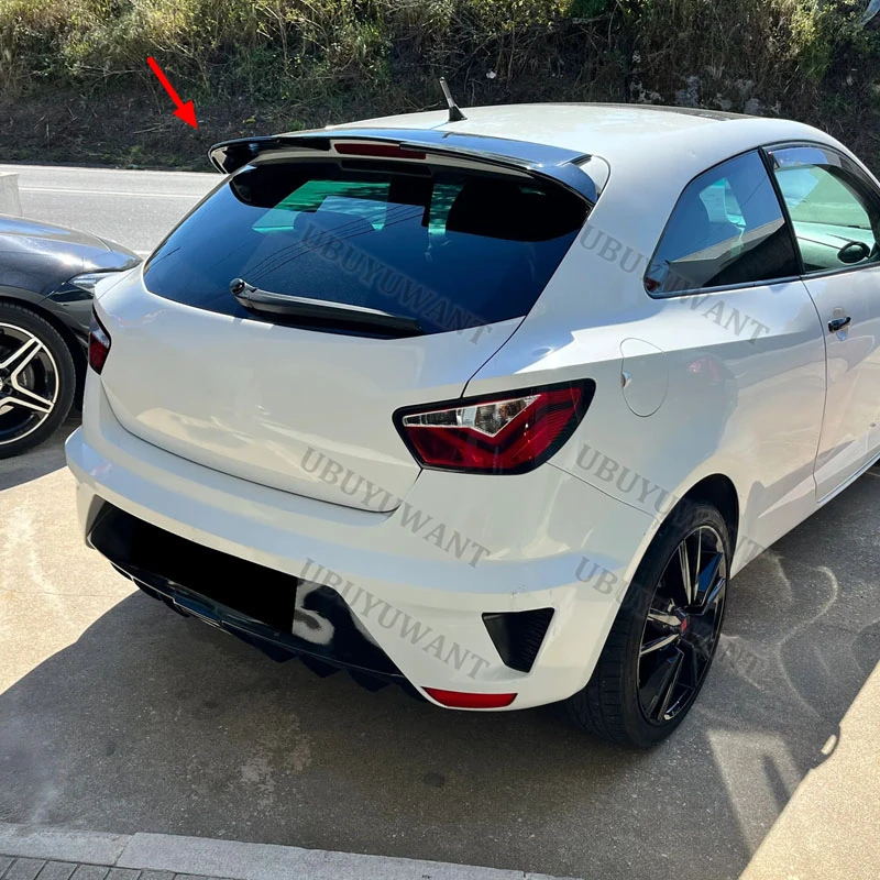 Für Seat Ibiza MK4 6J 5-Türer 2008-2017 Großhandel ABS Heckklappen-Spoiler Ducktail Lippe Flügel