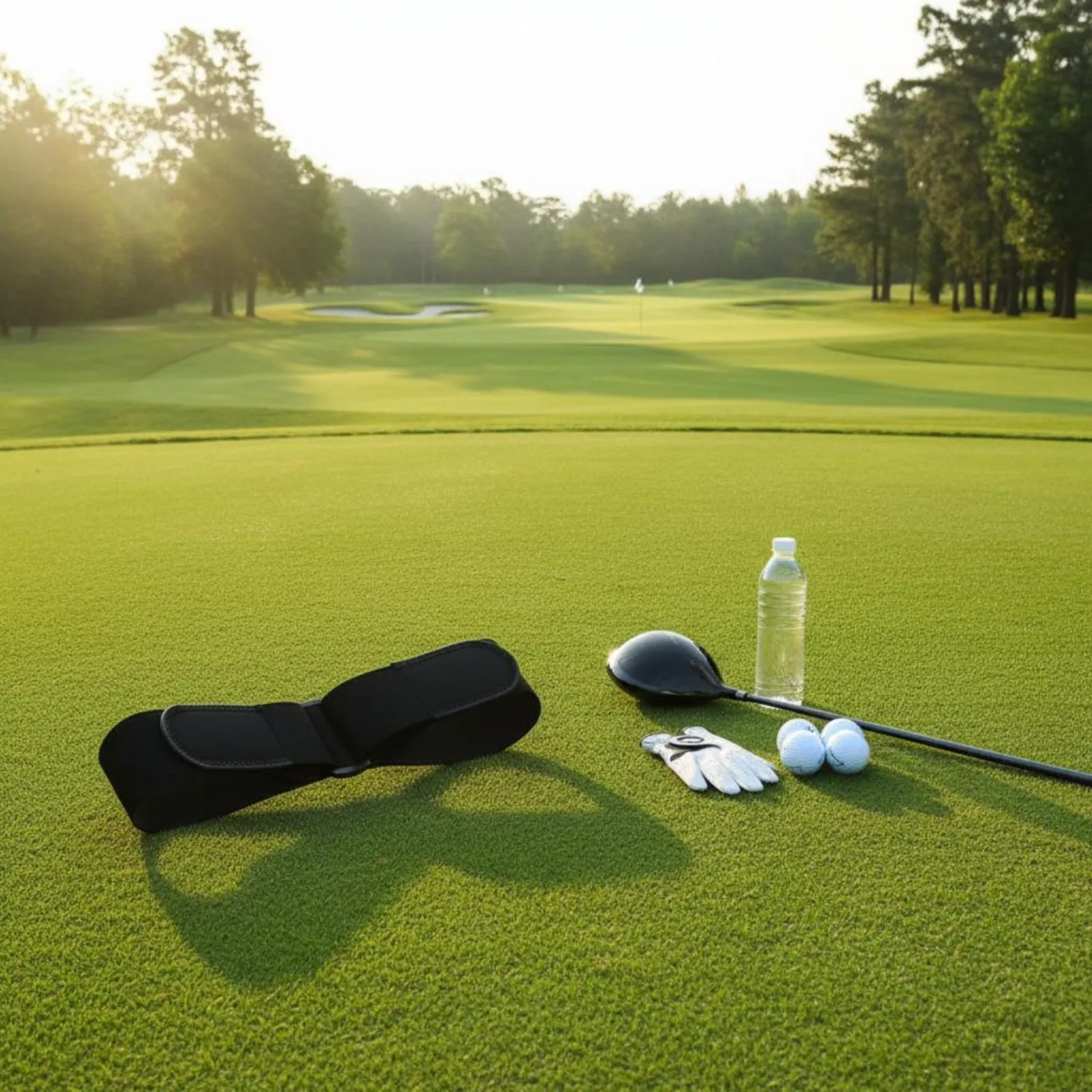 Golf Swing Arm Band Muscle Memory Wrist and Arm Swing Coach for Golfers, Practice Range view 3