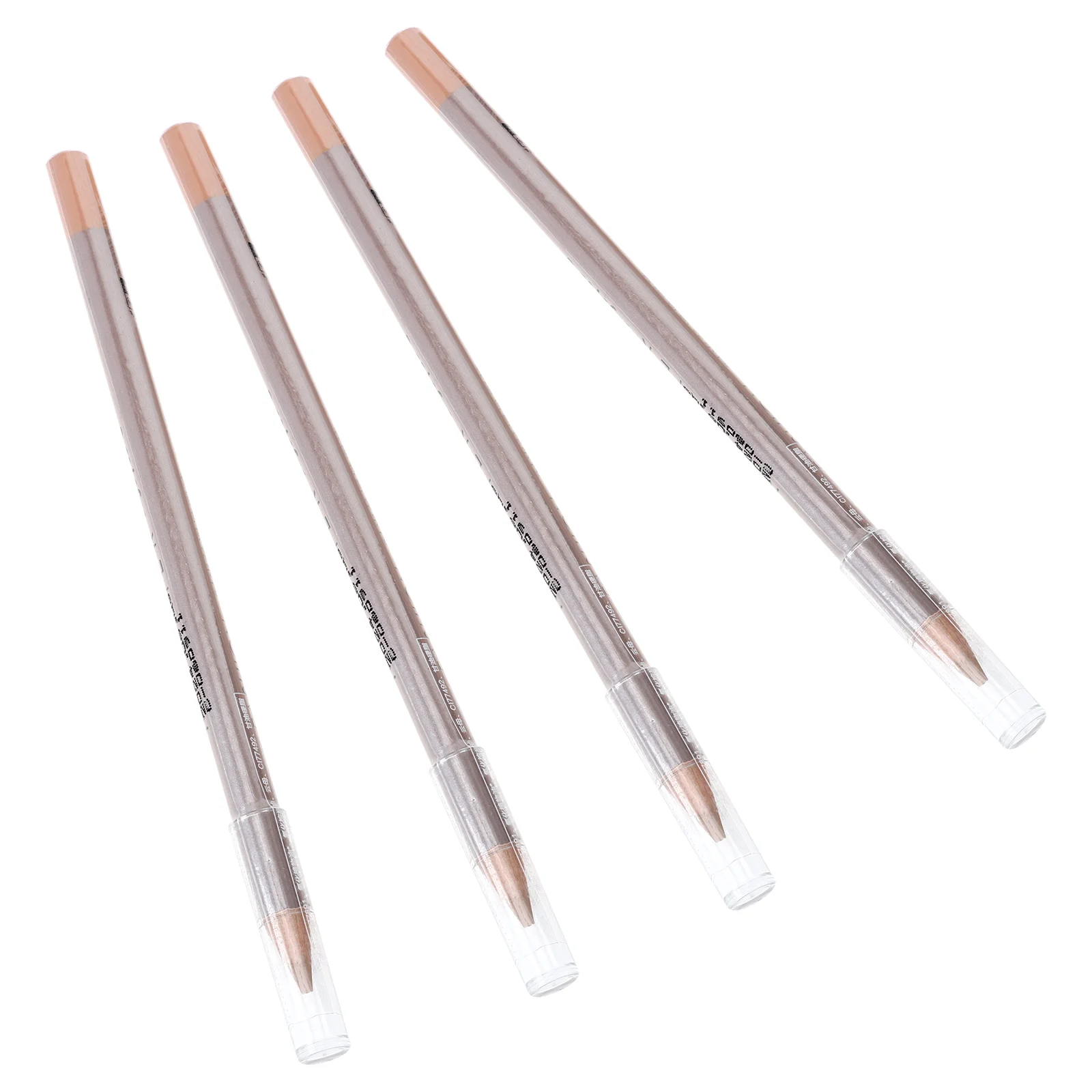 4 Uds. Bolígrafo corrector, lápices de plomo, bolígrafos de maquillaje de cobertura de madera para círculo de ojos