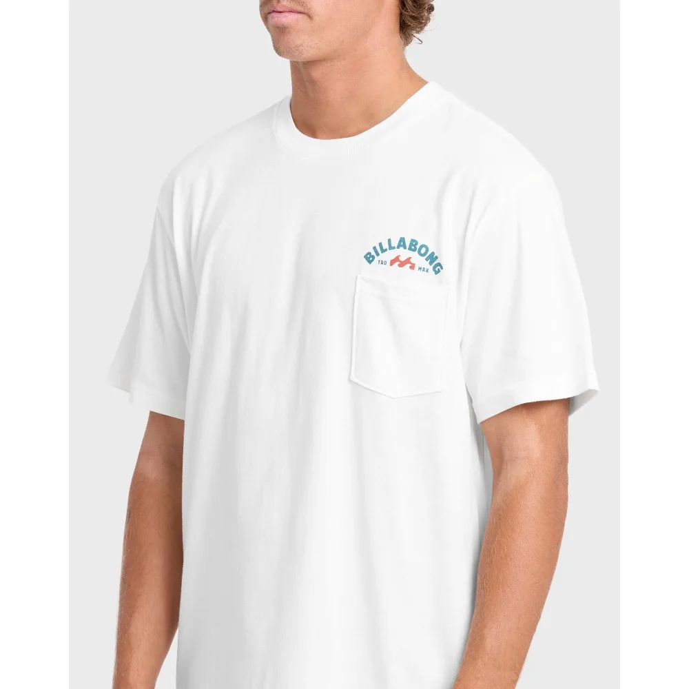 Billabong Foundry Premium Tee Best-seller T-shirt 100% Cotton Tee Casual Sports Breathable Short Sleeve