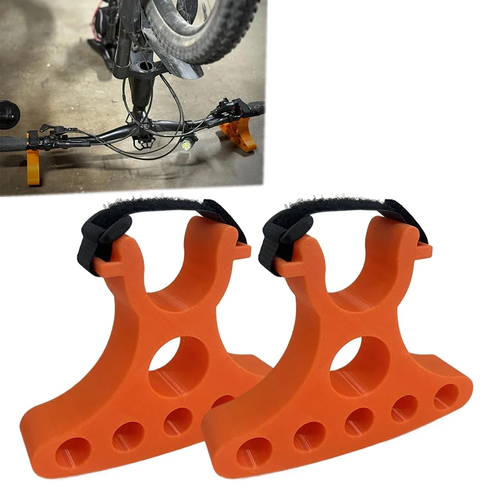 Bicycle Handle Bracket Multifunctional Clip-On Stabilizer Lightweight MTB Maintenance Handlebar Stand Cycling Handlebar Holder