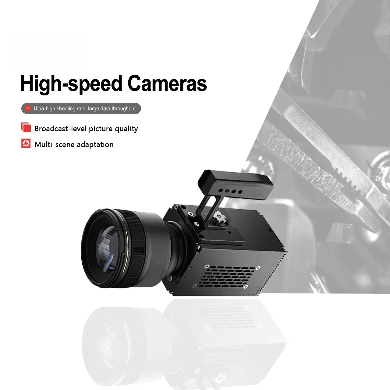 2000FPS 3000FPS Ultra-high Speed 1080P Camera For Slow Motion 20s Vision Filming 256G