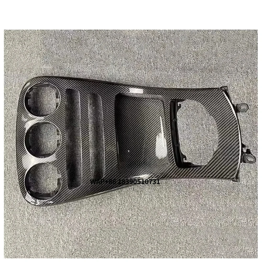 

Для C Class W205 W206 GLC X253 2015-2021 Детали кузова 100% настоящее углеродное волокно Панель центральной консоли автомобиля на 2015-2020 гг.