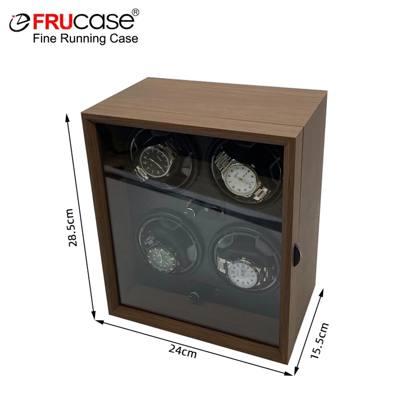 FRUCASE Watch Winder for Automatic Watches Watches Box Jewelry Watch Display Collector Storage With LED