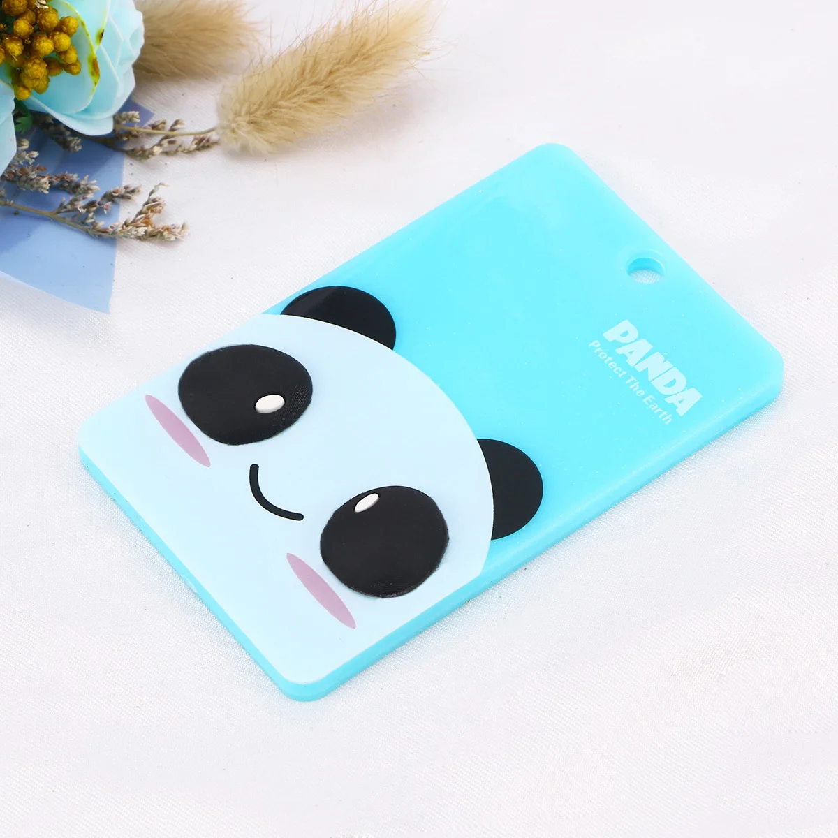 الإبداعية الكرتون الأخضر مترو الانفاق حامل بطاقة الائتمان المفاتيح مادة PVC سهلة التنظيف الحجم المحمول #2