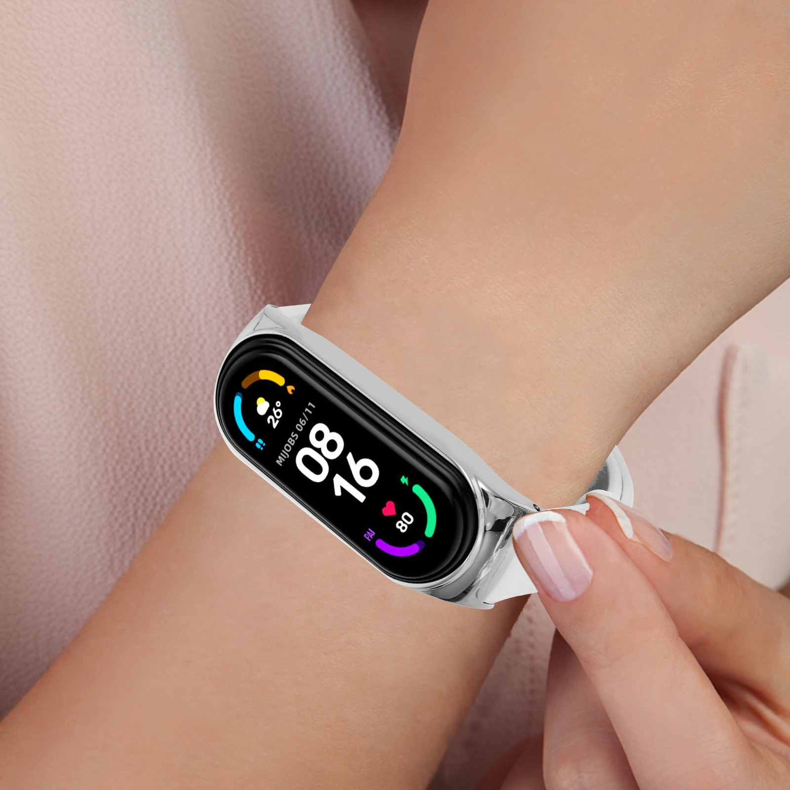 

Adjustable Watch Strap Imitation Wristband Wristbands Tracking Device Replacement Straps