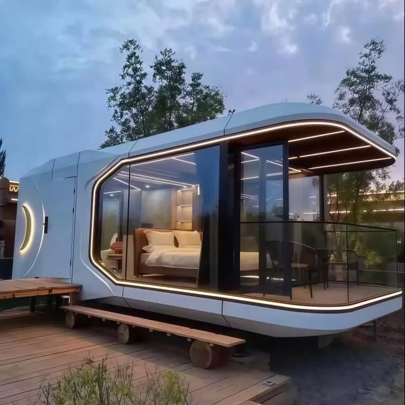 Customizable Eco-Friendly Portable Space Capsule Houses Modern Modular Living Office Pods For Villa Apartment Shop Projects