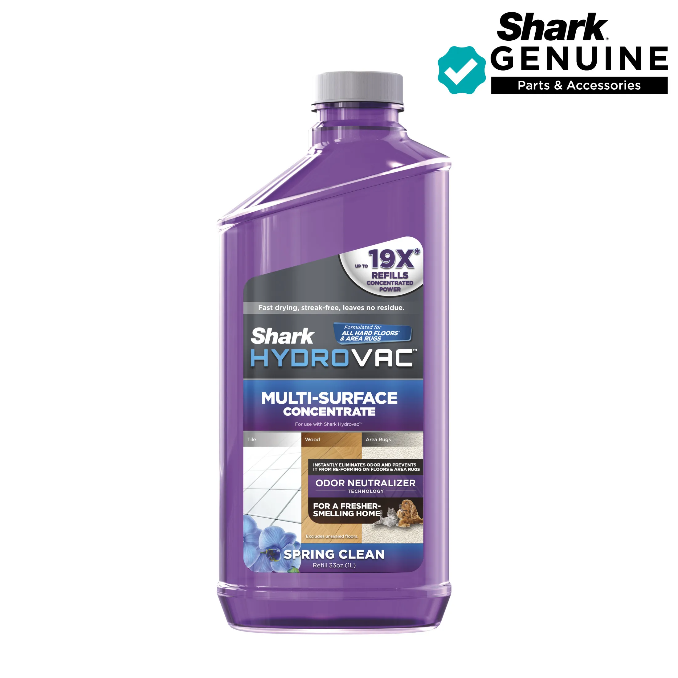 

Hydrovac Antibacterial Floor Cleaners , with Hydro™ Multi-Surface Concentrate, 1L, Spring Clean, All Hydrovac 3-in-1 Cleaners, (