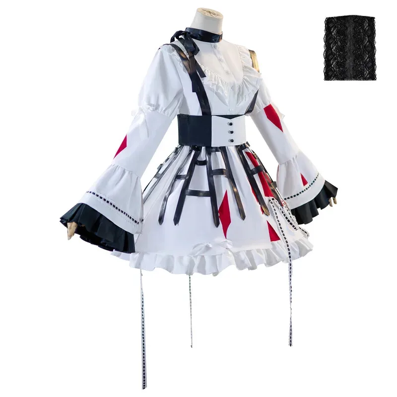 아키야마 미즈키 코스프레 의상 PJSK 러블리 파티 드레스 유니폼 할로윈 의상 여성용 Newx,5;d'2.y;8'