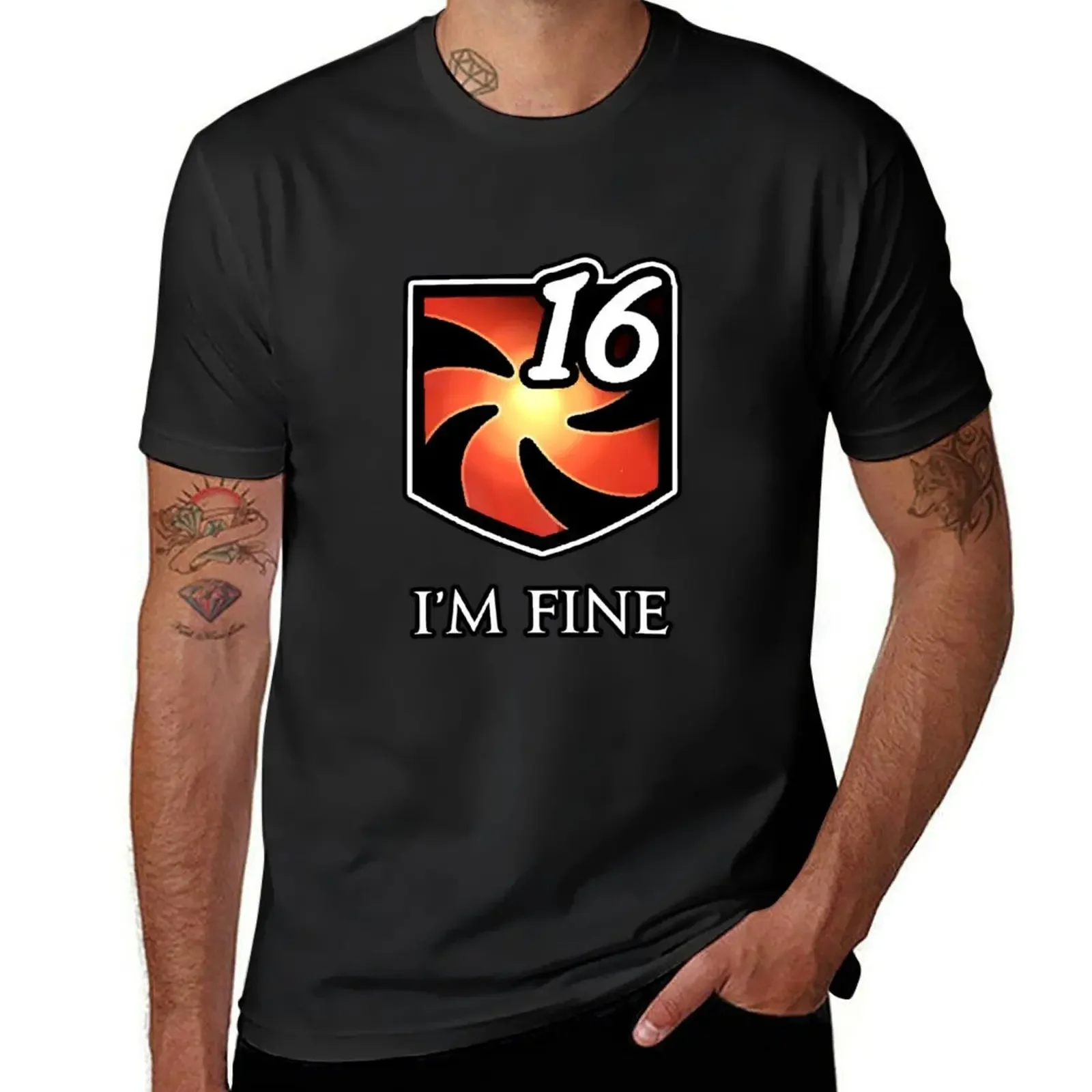I'm good - Vulnerability Stacks FFXIV MMORPG funny meme T-Shirt sweat vintage clothes mens clothes
