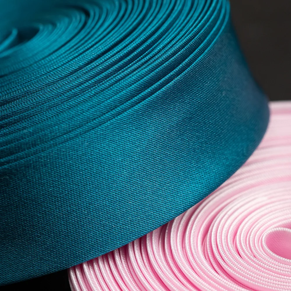2cm No-Iron Imitation Silk Satin Bias Tape, Cheongsam Hanfu Tang Suit Edge Binding Trim, Garment Inlay DIY Sewing Accessories