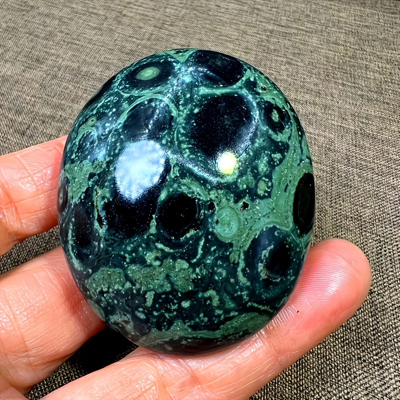 1Pc Peacock Eye Natural Quartz Mineral Palm Home Decoration Decompression Reiki Witchcraft Meditation Healing Holiday Gift
