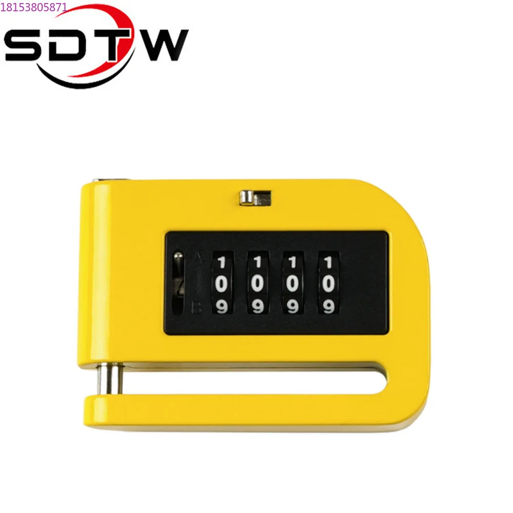 Mountain bike bicycle password disc brake lock disc brake  electric vehicle motorcycle disc brake  anti-theft