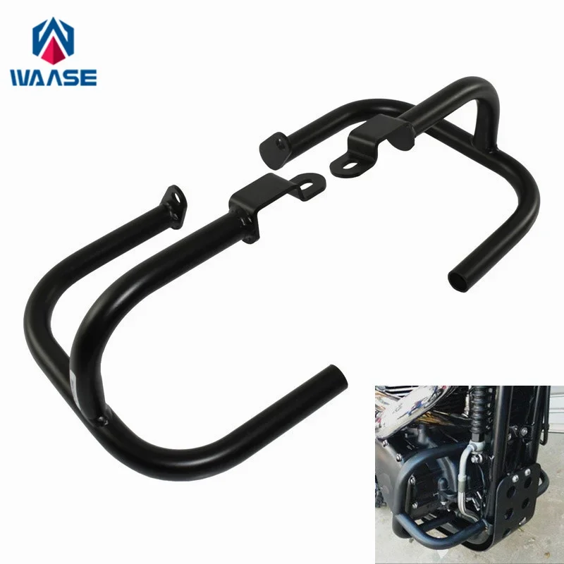 waase For Triumph T900 Scrambler 900 2006 2007 2008-2016 Engine Bumper Guard Frash Stunt Cage Crash Bar Engine Frame Protector